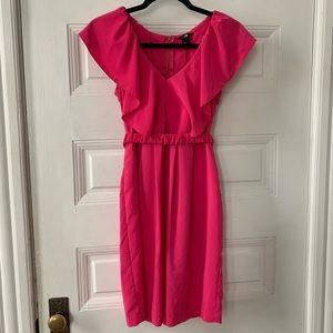 H&M Pink Fuchsia Dress w/ Belt